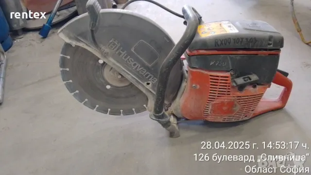 Ръчен фугорез 350 мм Husqvarna К760 2016, снимка 1