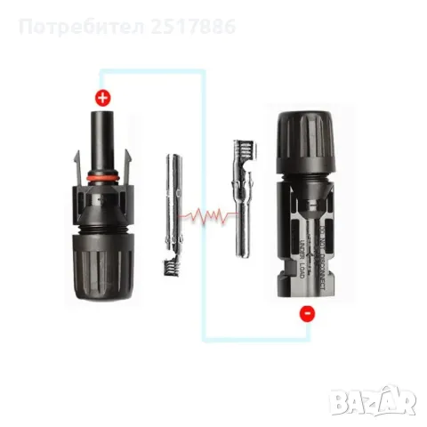 Соларен конектор МЦ 4 мъжко + женско  MC4 mc4 , снимка 12 - Друга електроника - 48047429