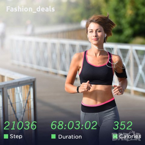 Смарт часовник фитнес тракер Монитор за спорт Крачкомер Водоустойчив, снимка 5 - Смарт часовници - 33764844