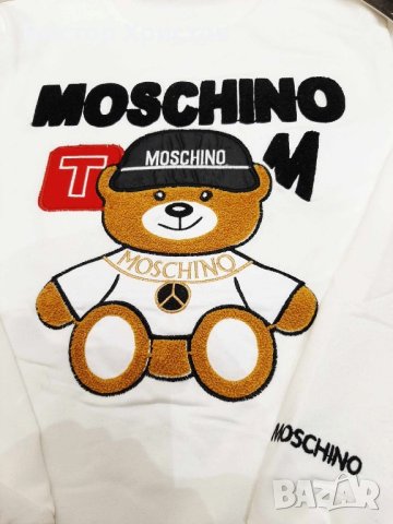 Блузи (суичъри) Moschino в бял и черен вариант - ТОП модел за сезона ! ! !, снимка 2 - Блузи с дълъг ръкав и пуловери - 42654783