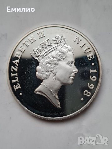 NIUE 5 DOLLARS 1998 SILVER PROOF DCAM 1 OZ 