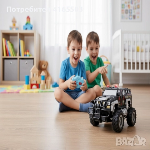 Радиоуправляемият джип Monster Truck SWAT 4x4, снимка 3 - Коли, камиони, мотори, писти - 52675963