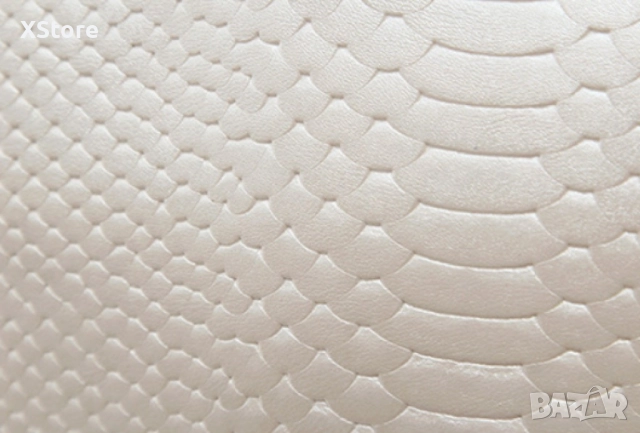 Дамска чанта с декорация от бяла змийска кожа, снимка 11 - Чанти - 52585297