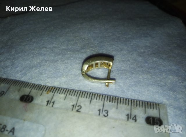 ЕЛЕГАНТНА СКЪПОЦЕННА СРЕБЪРНА ОБЕЦА СРЕБРО 925 АНГЛИЯ с ЮВЕЛИРНО ФАСЕТИРАНИ ПЛАНИНСКИ КРИСТАЛИ 40138, снимка 16 - Обеци - 42425334