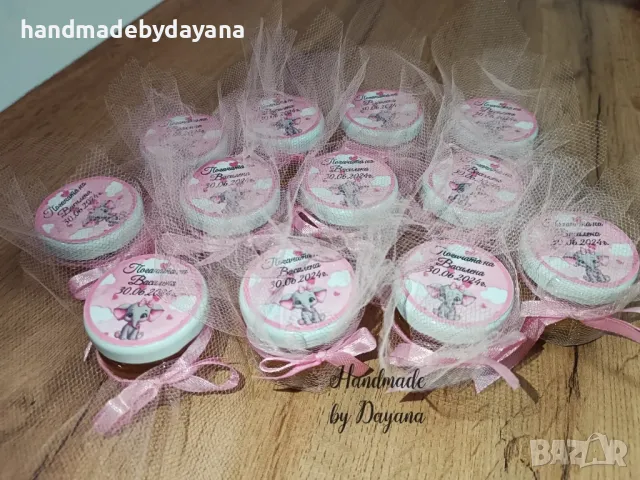 Подаръчета за гости - бурканчета , снимка 4 - Ръчно изработени сувенири - 47350749