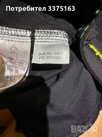 Snickers Черни работни панталони, снимка 5 - Панталони - 51439541