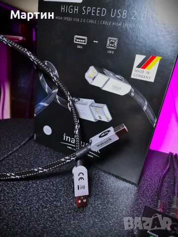 Inakustik Reference USB 2.0 (A to B), 75см