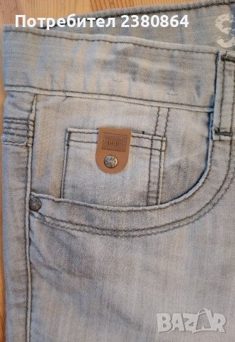 Тънки мъжки на "Denim"къси дънки/н.164, снимка 2 - Детски къси панталони - 40413691