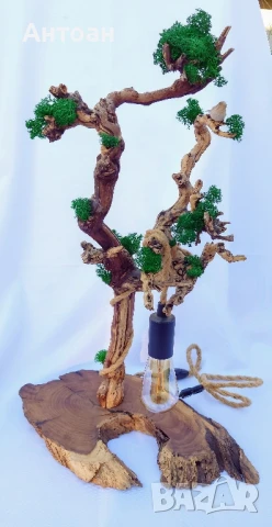 нощна лампа - ръчна изработка (нова), снимка 3 - Настолни лампи - 50557037