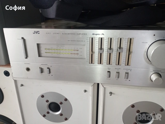 JVS A-X2 super A Усилвател. + колони JVC 100w, снимка 13 - Ресийвъри, усилватели, смесителни пултове - 52884650