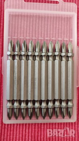 Комплект 10 бита WURTH тип PHILIPS, кръстати, накрайници, отвертки. , снимка 3 - Отвертки - 40207777