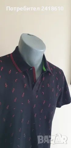 Hugo Boss Pique Cotton Stretch Mens Size S ОРИГИНАЛНА Тениска!, снимка 10 - Тениски - 49763519
