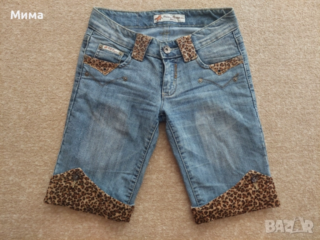 Къси дънкови панталонки, размер 31-32, L- XL, 4 лв., снимка 3 - Къси панталони и бермуди - 34580387