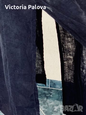 Луксов бранд AIGNER рокля 100% лен, снимка 3 - Рокли - 44552706