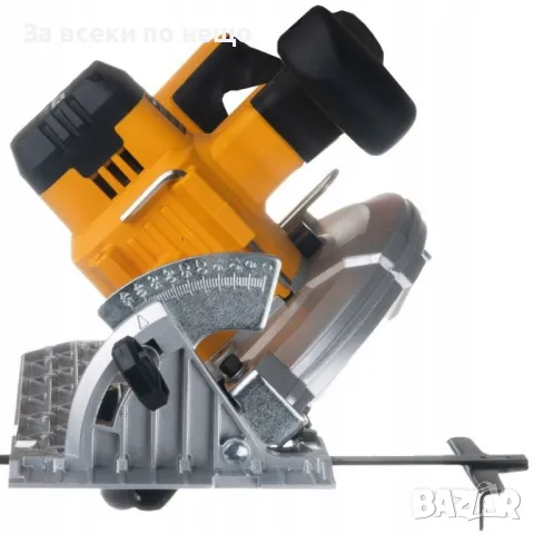 Акумулаторен ръчен циркуляр с регулируема плоча за скосяване до 45 °, снимка 4 - Други инструменти - 50337816