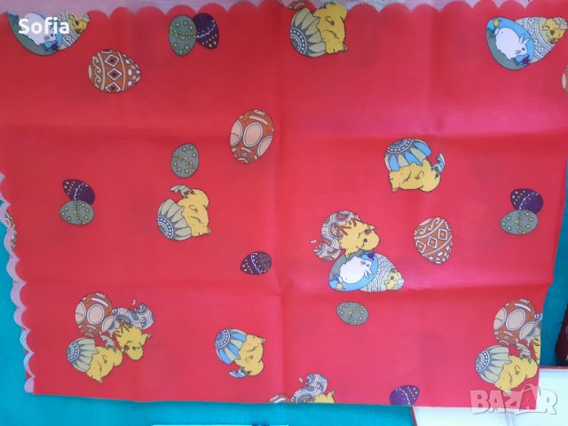 Покривки маса - за Великден/ЛЕН Комплект/Ръкохватки кухня, снимка 5 - Покривки за маси - 31470840