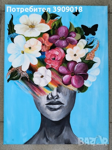 Акрилни картини, ръчно рисувани 