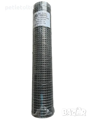 Мрежа електро-заварена за изработка на клетки за птици, зайци, кучета. 20мм Х 20мм (100 см Х 10 м)