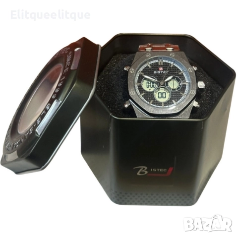 Стилен и функционален мъжки часовник BISTEC, снимка 3 - Мъжки - 52274937