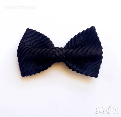 ЧЕРНА ПАПИОНКА. БУТИКОВИ ЧЕРНИ ПАПИОНКИ. ЛЪСКАВА/МАТОВА ЧЕРНА С БРОКАТ ИЗРАБОТКА В ЦВЯТ ПО ЖЕЛАНИЕ, снимка 5 - Други - 25170347