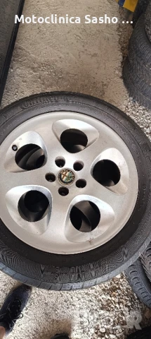 Оригинални Алуминиеви джанти 5х100 16ц за Алфа, снимка 8 - Гуми и джанти - 50632643