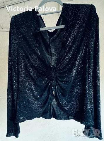 Елегантна блуза ARMANI COLLEZIONI Италия оригинал, снимка 7 - Блузи с дълъг ръкав и пуловери - 49562577