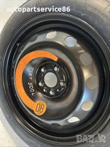 Резервна гума за Fiat 500L 4×16 инча, № 51921404, оригинална, 1.3 дизел, 2013 г., неупотребявана, снимка 2 - Части - 53147765