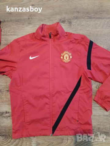 Nike Manchester United - страхотно мъжко горнище 2010-11, снимка 3 - Спортни дрехи, екипи - 51937553