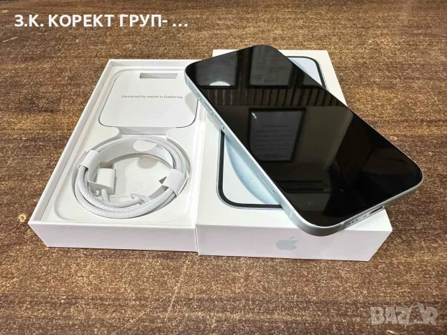 Чисто нов iPhone 15 128GB Blue, снимка 2 - Apple iPhone - 55738894