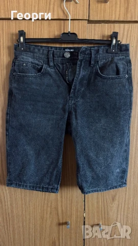 Къси черни дънки