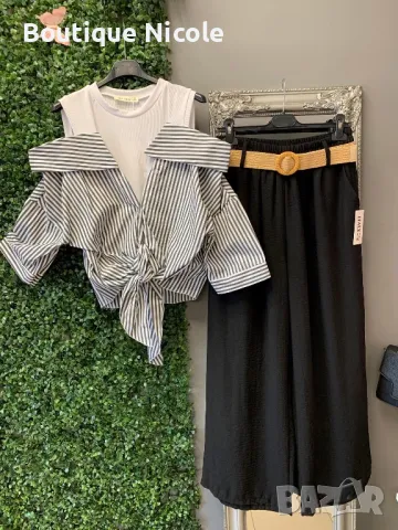 Дамска риза и дамски панталон  🖤, снимка 1