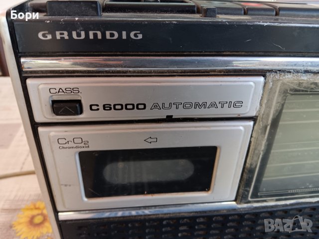 GRUNDIG C 6000 Радиокасетофон 1974г, снимка 7 - Радиокасетофони, транзистори - 42145330