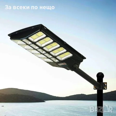 Соларна LED лампа 20,25,30 секции 1000,1400,1800W LYLU със стойка, снимка 5 - Лед осветление - 49248883