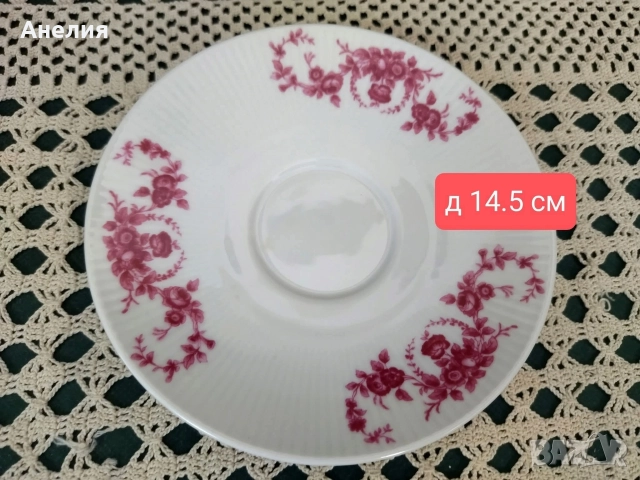 Seltmann Bavaria розова красота , снимка 16 - Чаши - 52970955