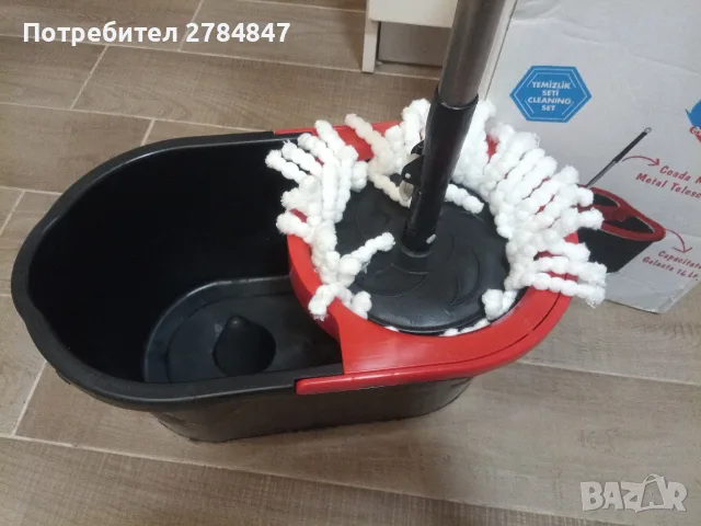 Нов моп въртящ се , снимка 5 - Мопове, кофи, четки и метли - 56326249