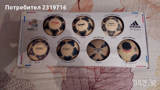 продавам kомплект малки футболни топки адидас adidas eвропейско първенство евро, снимка 3 - Футбол - 44374098