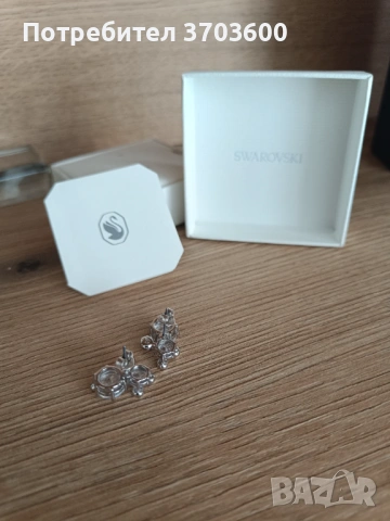 Обеци Swarovski , снимка 6 - Обеци - 53985005