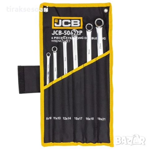 Комплект дълги прави звездогаечни ключове JCB XL – 6 бр. (8–21 мм), снимка 5 - Други инструменти - 52148389