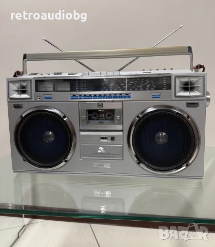 🔈Колекционерски ретро радиокасетофон JVC RC-M70JW  - Boombox - профилактиран🔉