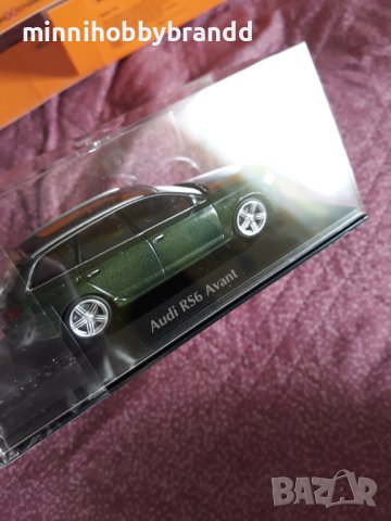 Audi A6 RS6 C6 AVANT 2007  GREEN METALLIC .  1.43  SCALE  MAXICHAMPS. TOP  TOP   TOP   MODEL., снимка 5 - Колекции - 42875474