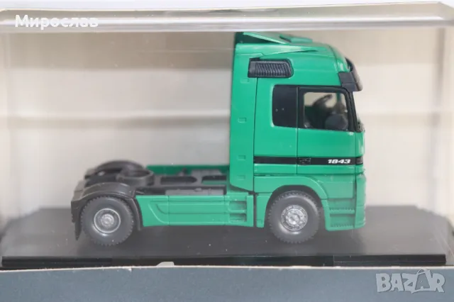 HERPA 1:87 H0 MERCEDES ACTROS КАМИОН МОДЕЛ КОЛИЧКА ИГРАЧКА, снимка 7 - Колекции - 49274133