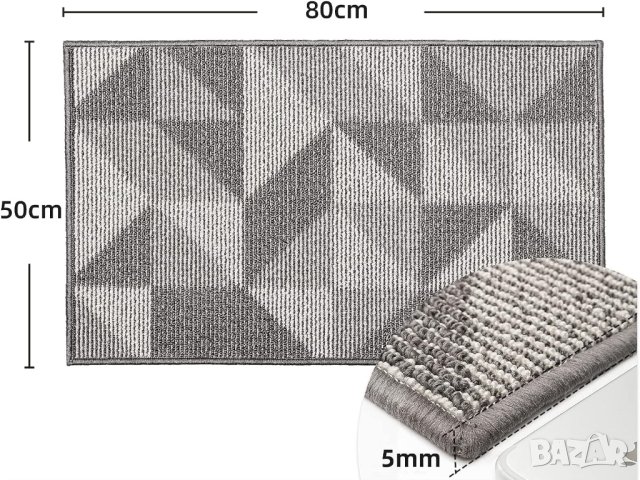 Килимче / изтривалка 50 х 80 см X001690KZH, снимка 3 - Килими - 42812120