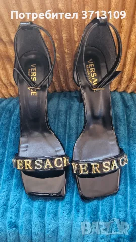 Нови дамски сандали VERSACE ,No 40, снимка 5 - Сандали - 49404796