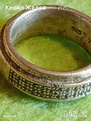 Модерен сребърен пръстен ESPRIT  майсторска ръчна изработка 30341, снимка 10 - Пръстени - 52925252