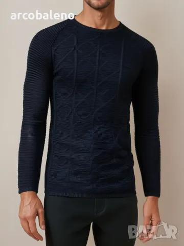 Мъжки пуловер, 3цвята , снимка 7 - Пуловери - 48258749