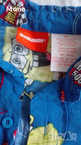 Панталонки и риза със Спондж Боб , снимка 3 - Детски комплекти - 34006339