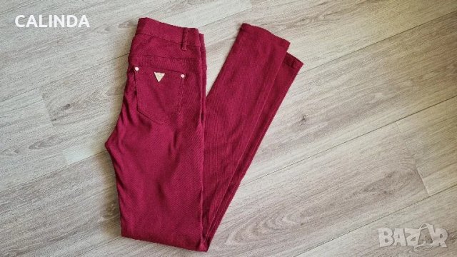 Нови слим панталони цвят бордо, снимка 4 - Панталони - 47751997