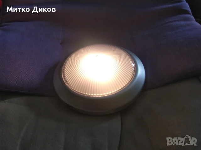 Светодиоден нов сензорен плафон на ерии от 1 до 6 мин с натискбат, снимка 6 - Други стоки за дома - 51009231