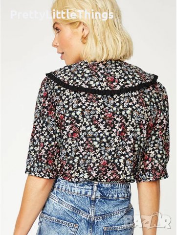 Дамска риза с цветя George UK16, снимка 4 - Ризи - 37211755