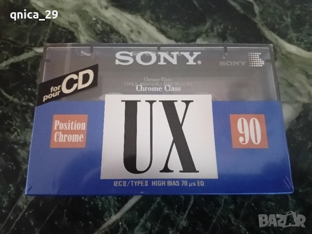 Sony UX-90 аудио касета